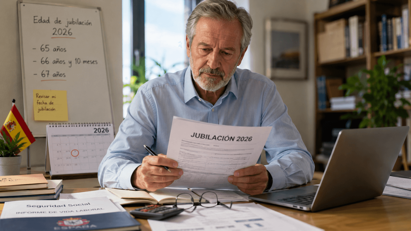 ¿Es verdad que la edad de jubilación en España ya es de 67 años?