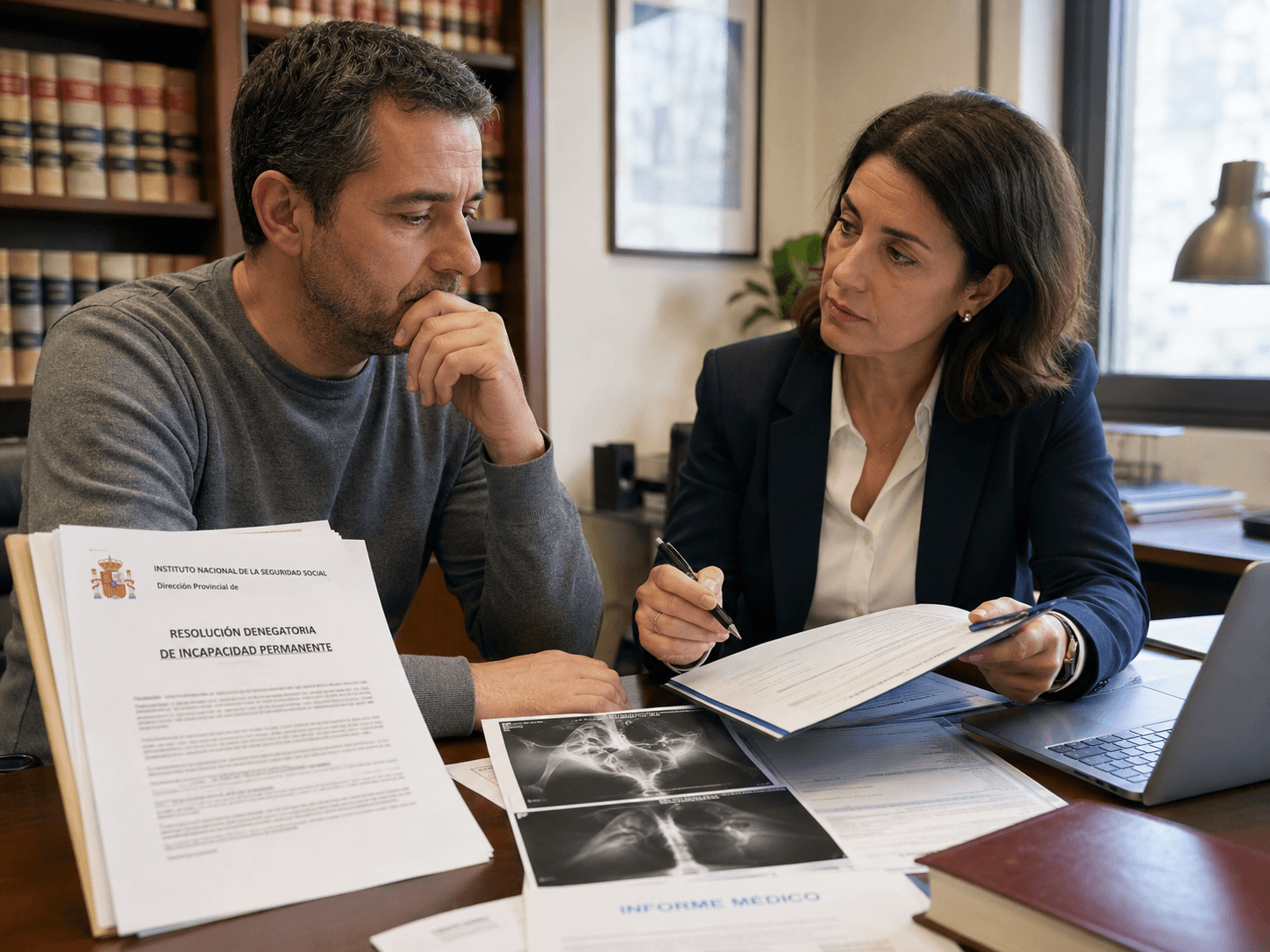 La Seguridad Social deniega la incapacidad permanente: ¿se puede reclamar ante los tribunales?
