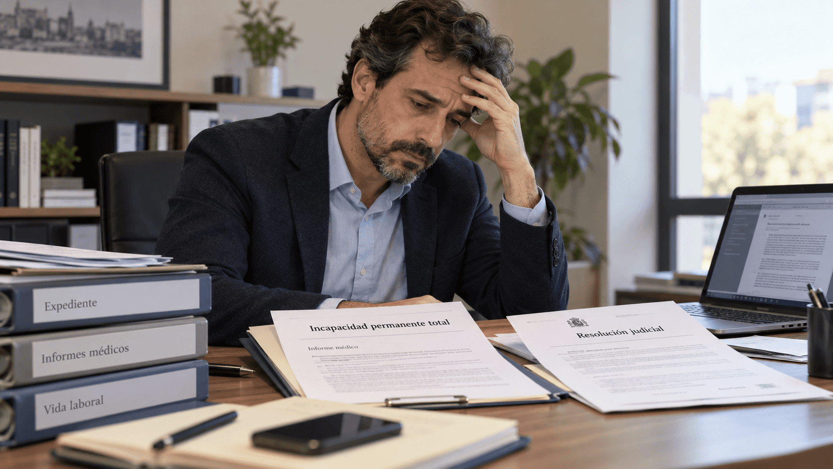 CASO REAL: Un director de seguros gana al INSS la incapacidad permanente total por depresión y ansiedad