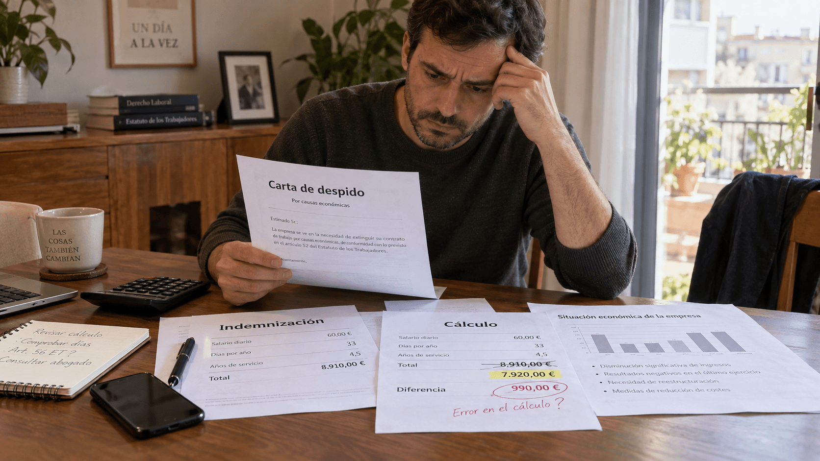 Un error de 407 euros convierte un despido objetivo en improcedente