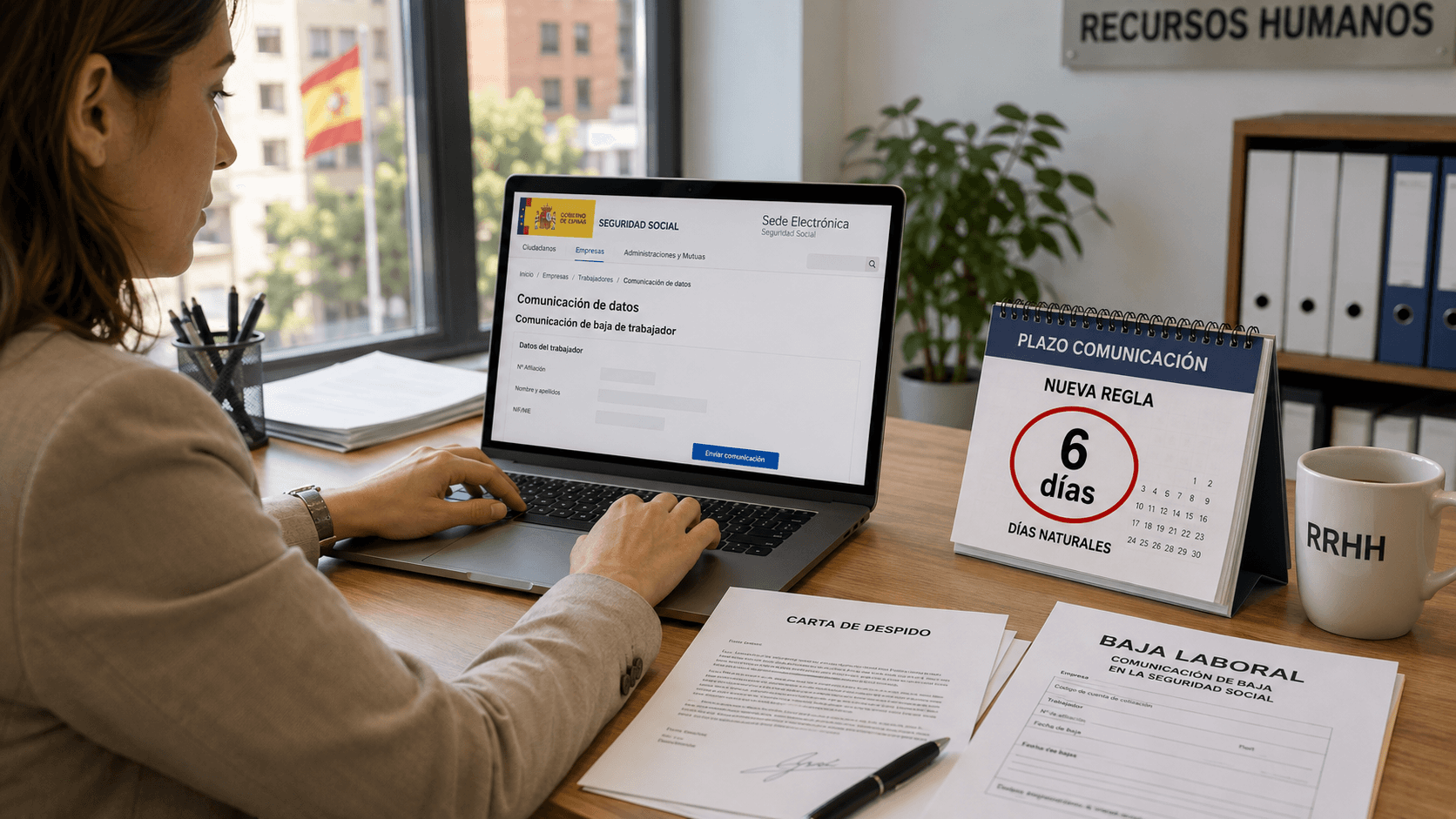 La Seguridad Social amplía a seis días el plazo para comunicar la baja de un trabajador
